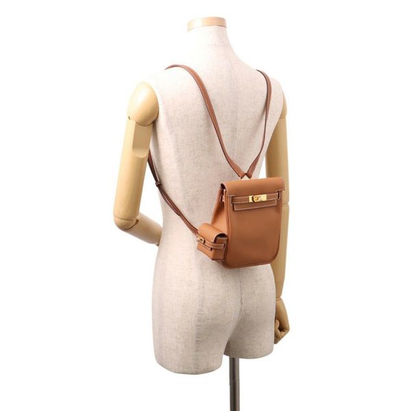 エルメス リュック ケリージャンプ ゴールド/ゴールド金具 スイフト K刻印 HERMES バッグ