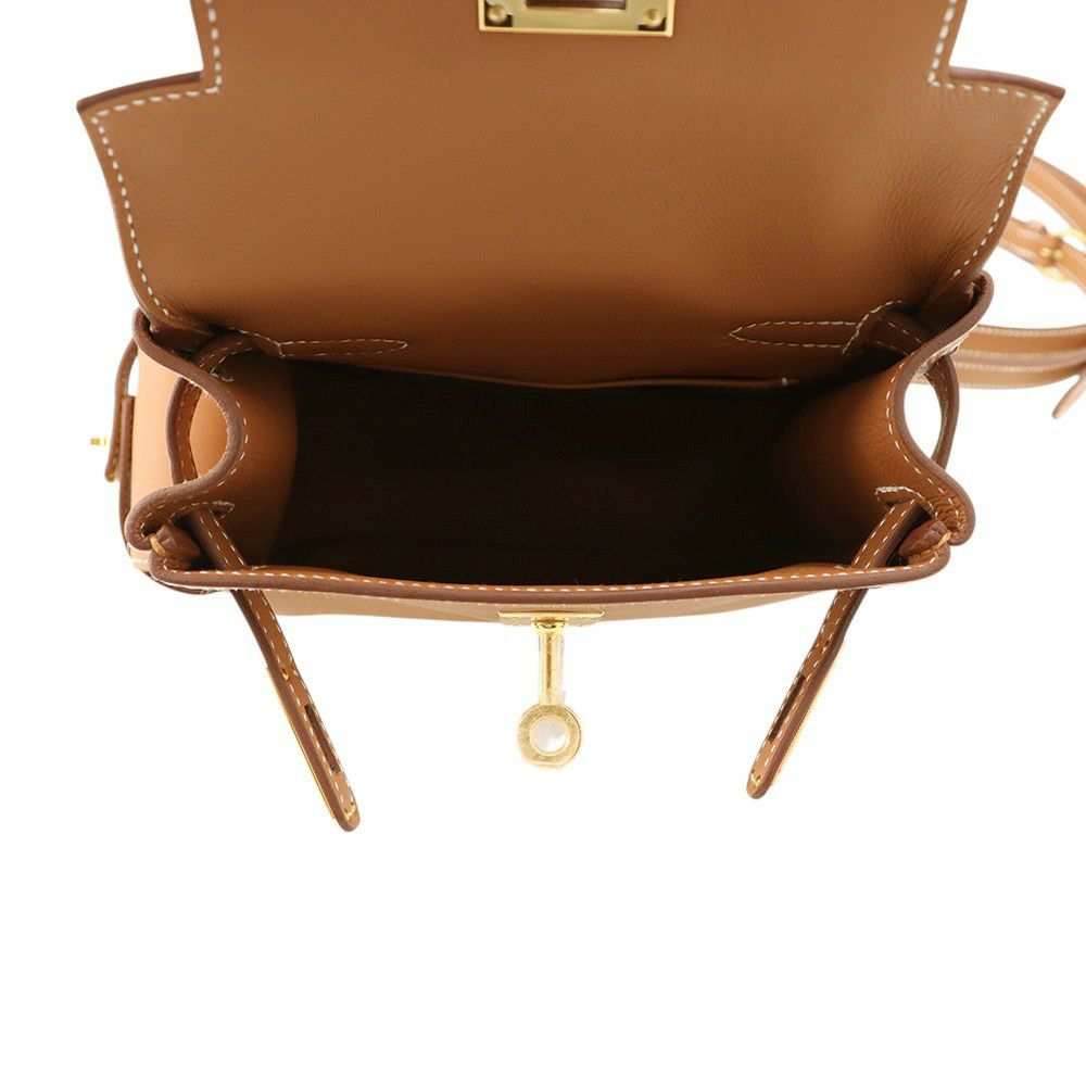 エルメス リュック ケリージャンプ ゴールド/ゴールド金具 スイフト K刻印 HERMES バッグ