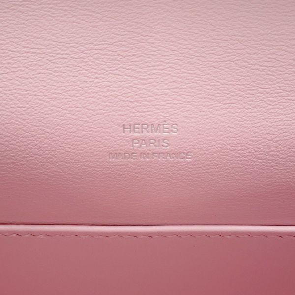 エルメス ハンドバッグ ポシェットケリー ローズサクラ/シルバー金具 スイフト K刻印