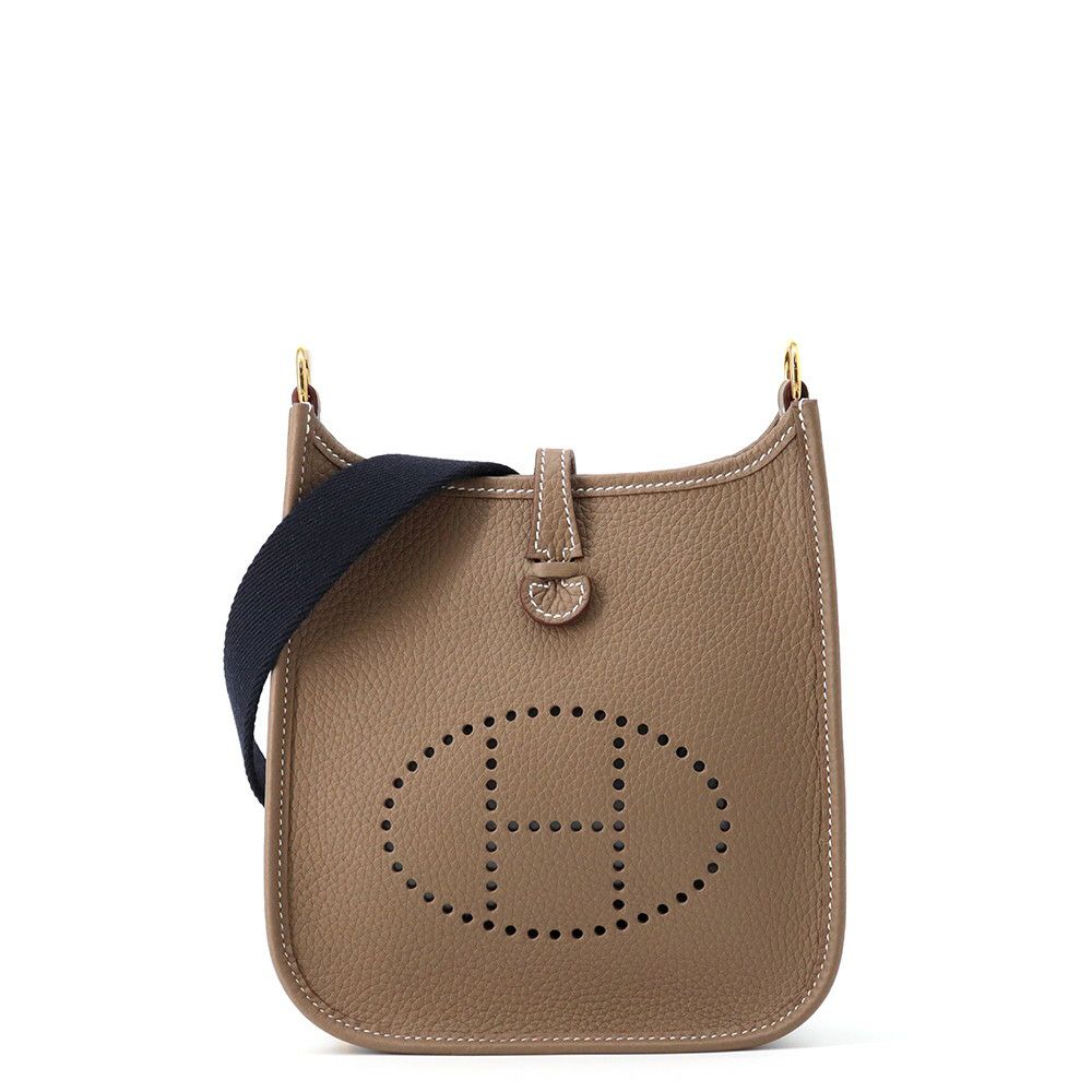 エルメス エブリンTPM 111cm アマゾン エトゥープ/ブルーインディゴ/ゴールド金具 トリヨンクレマンス K刻印