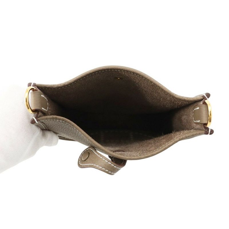 エルメス エブリンTPM 111cm アマゾン エトゥープ/ブルーインディゴ/ゴールド金具 トリヨンクレマンス K刻印