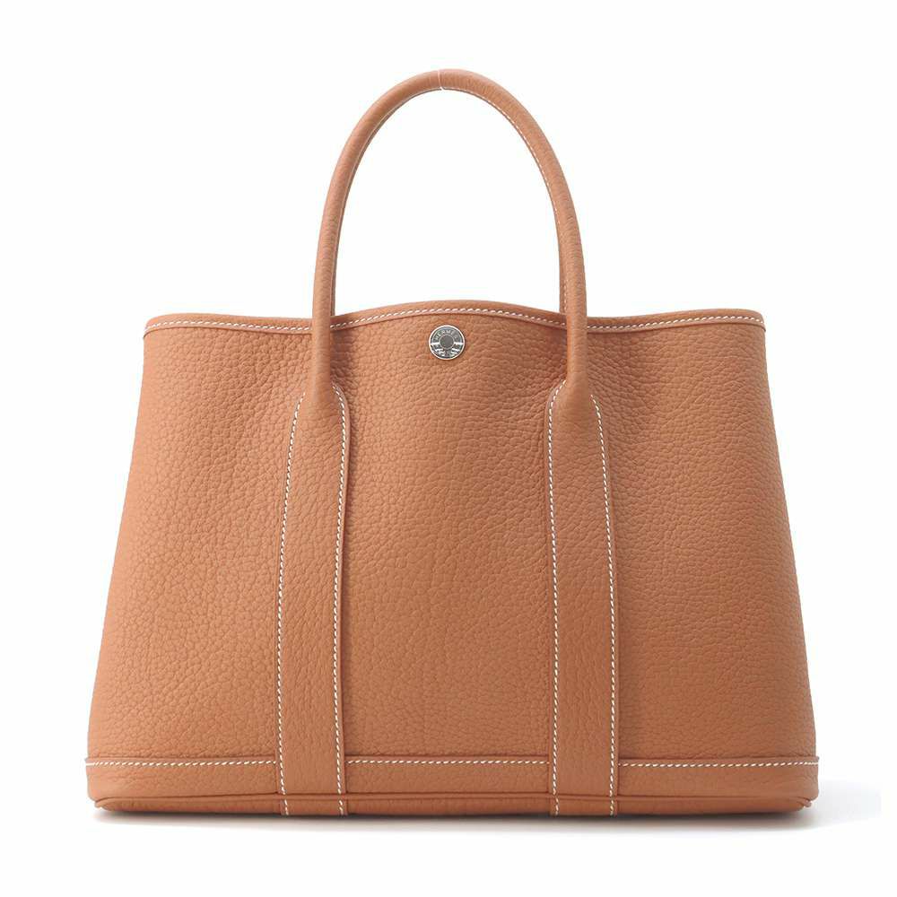 エルメス トートバッグ ガーデンパーティTPM ゴールド/シルバー金具 ネゴンダ W刻印