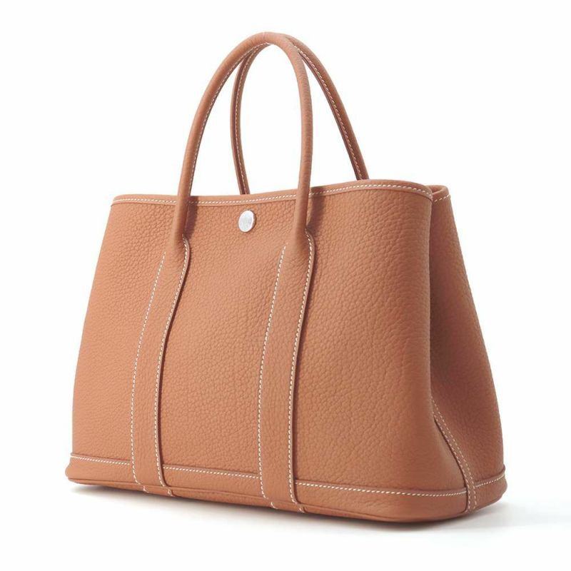 エルメス トートバッグ ガーデンパーティTPM ゴールド/シルバー金具 ネゴンダ W刻印