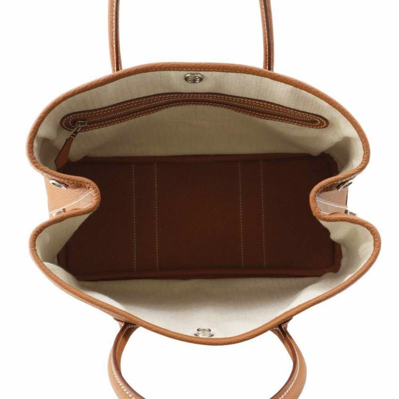 エルメス トートバッグ ガーデンパーティTPM ゴールド/シルバー金具 ネゴンダ W刻印