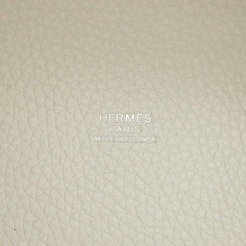 エルメス ハンドバッグ ピコタンロックPM ベトン/シルバー金具 トリヨクレマンス W刻印