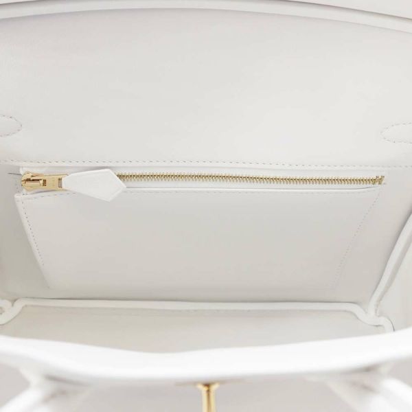 エルメス バーキン25 ニューホワイト/ゴールド金具 スイフト W刻印 HERMES Birkin ハンドバッグ 白