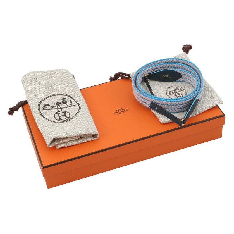 エルメス 長財布 コンスタンス トゥーゴー サングル・コルダージュ ディープブルー/ゴールド金具 エプソン W刻印