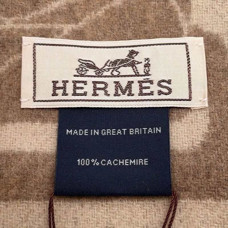 エルメス マフラー クリック・セ・ヌエ カシミヤ HERMES メンズ ストール
