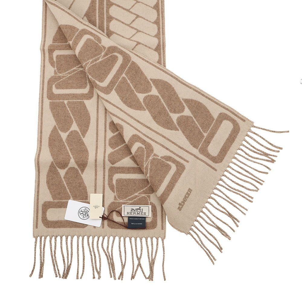 エルメス マフラー クリック・セ・ヌエ カシミヤ HERMES メンズ ストール