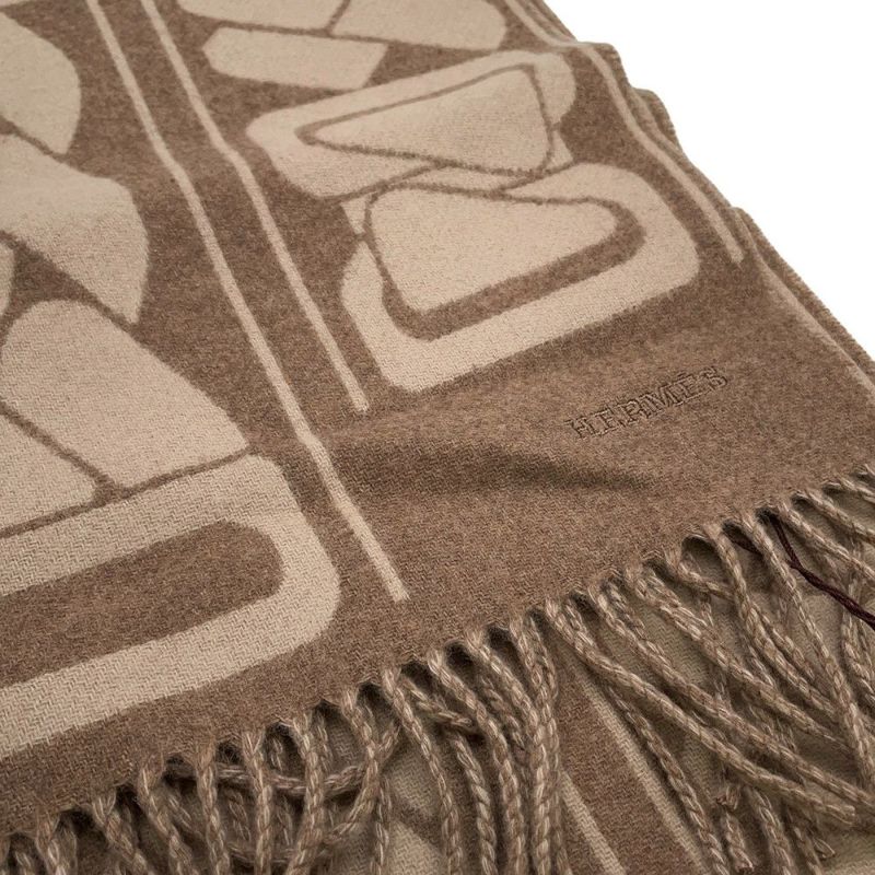 エルメス マフラー クリック・セ・ヌエ カシミヤ HERMES メンズ ストール