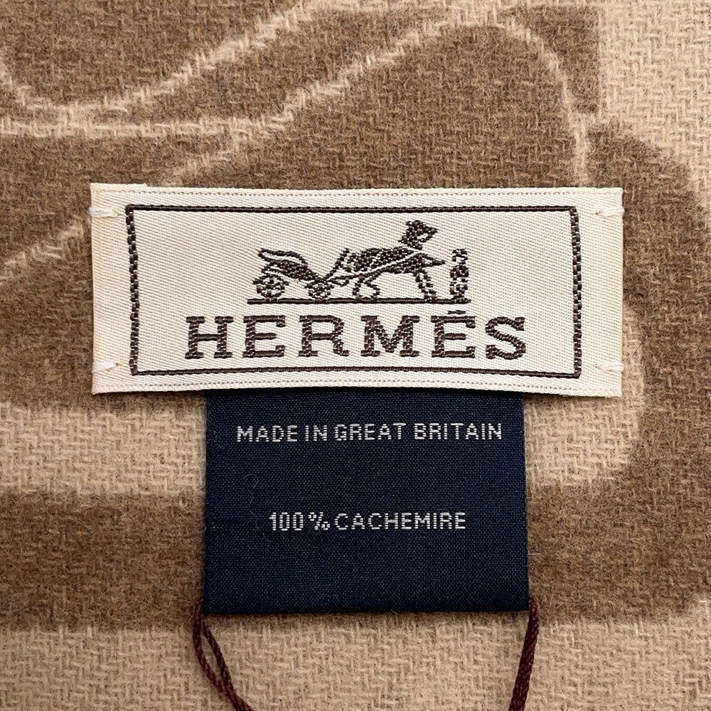 エルメス マフラー クリック・セ・ヌエ カシミヤ HERMES メンズ ストール