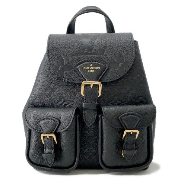 ルイヴィトン リュックサック モノグラム・アンプラント バックアップ M47072 LOUIS VUITTON バックパック 黒 ブラック バッグ