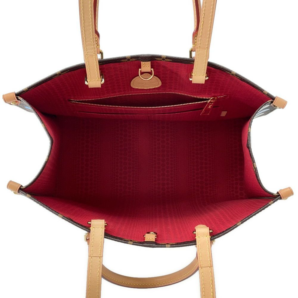 ルイヴィトン トートバッグ モノグラム/ペインティッド ドット LV × YK オンザゴーMM M46379 2way ショルダー 間彌生 コラボ