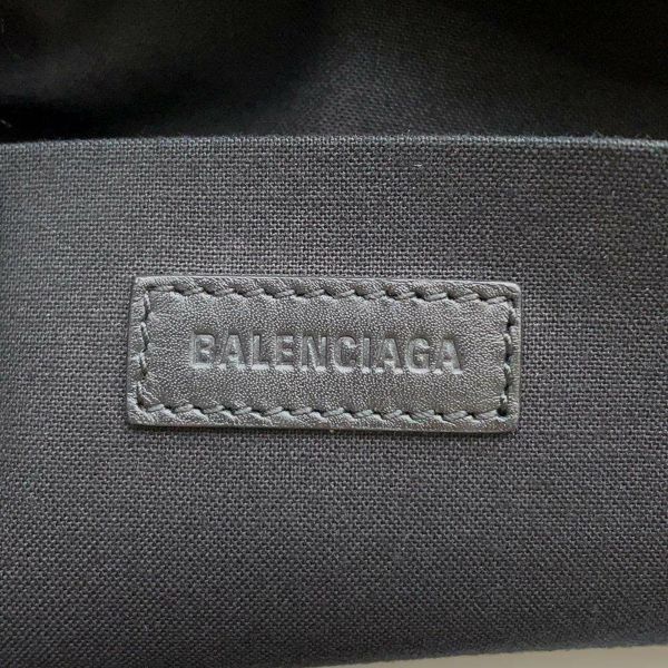 バレンシアガ クラッチバッグ ネイビークリップL キャンバス レザー 373840 BALENCIAGA バッグ 黒