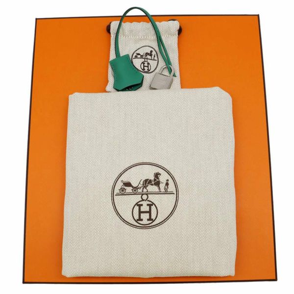 エルメス バーキン25 カーゴ ヴェールヴェルティゴ/シルバー金具 トワルゴエラン/スイフト W刻印 HERMES Birkin