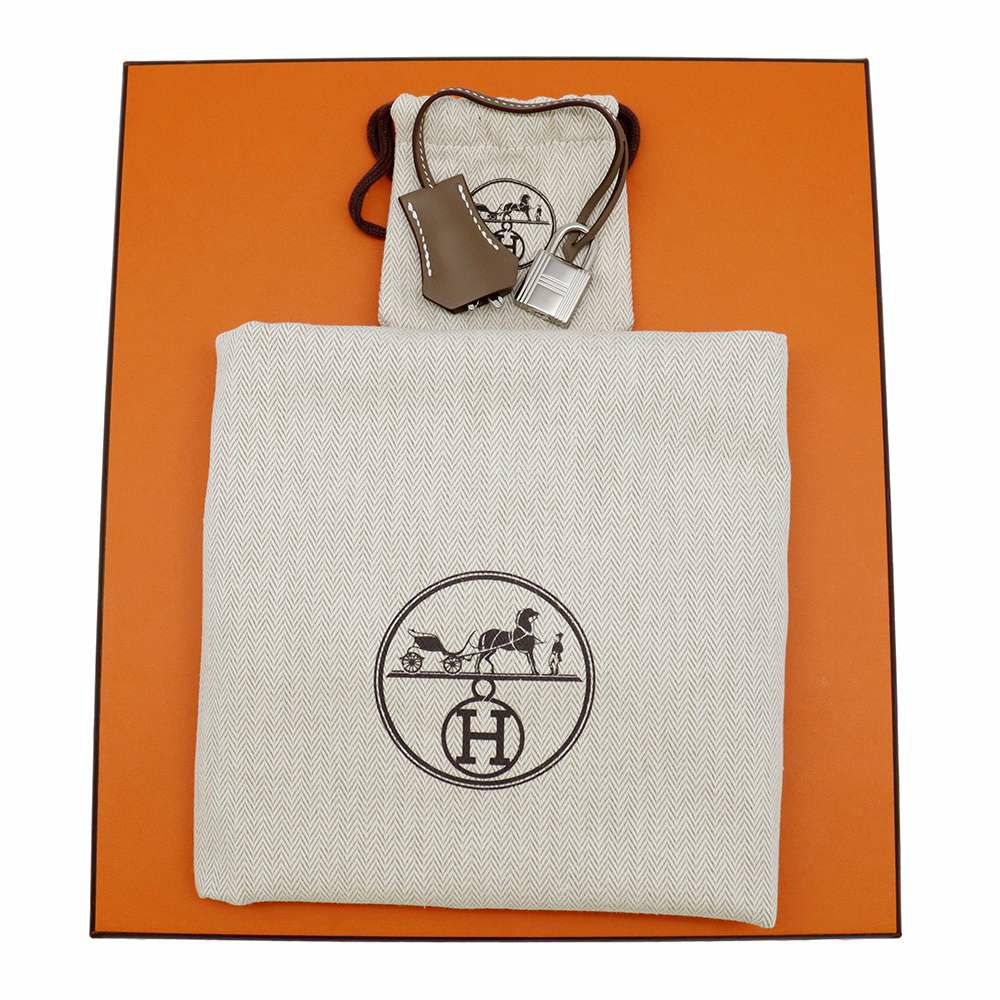 エルメス バーキン25 エトゥープ/シルバー金具 スイフト W刻印 HERMES Birkin ハンドバッグ