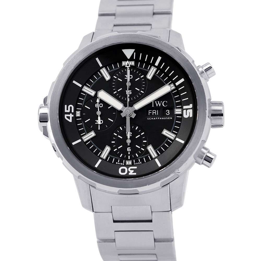 IWC アクアタイマー クロノグラフ IW376804 腕時計 黒文字盤