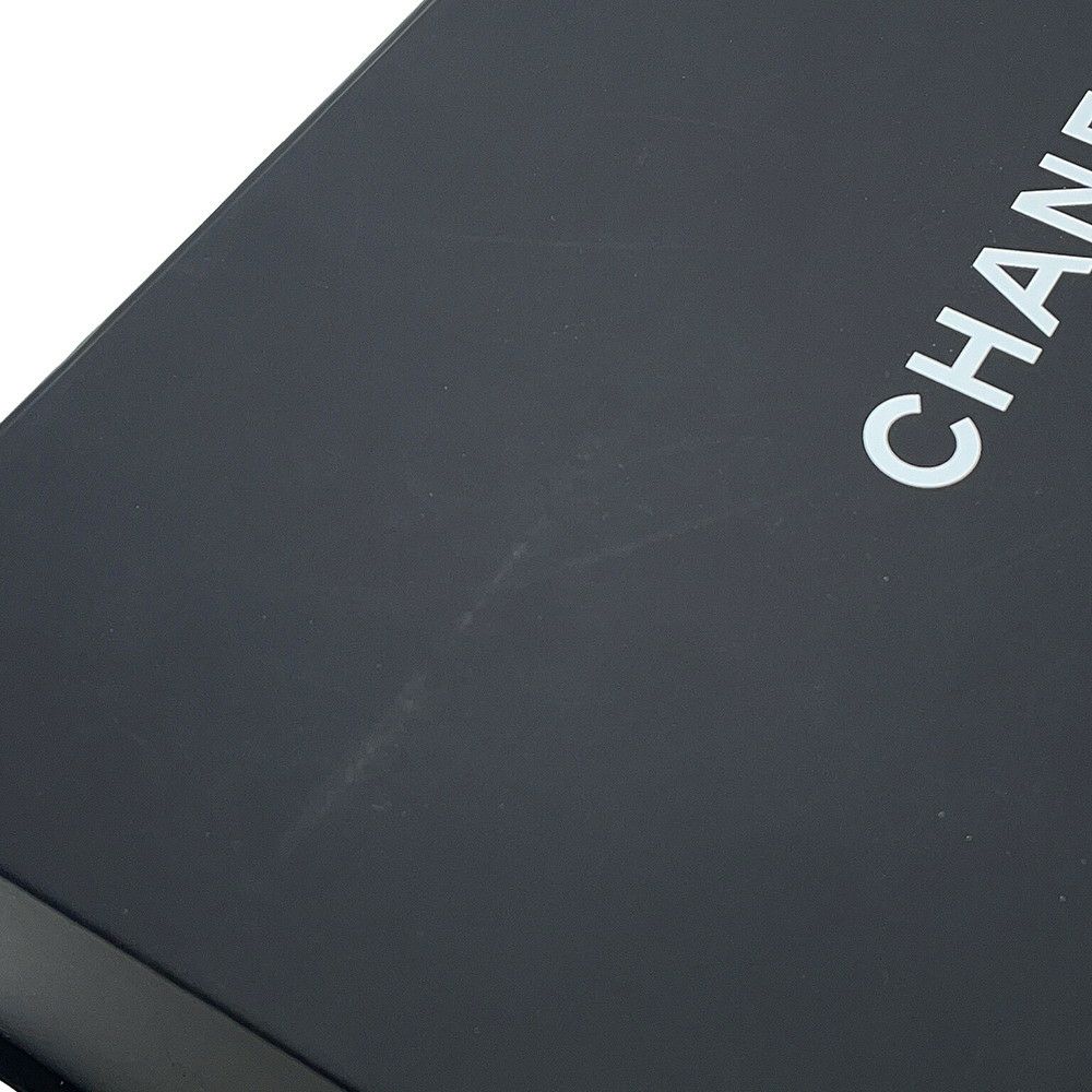 シャネル チェーンショルダーバッグ マトラッセ ココマーク トップハンドル ミニ ラムスキン AS2431 CHANEL 黒